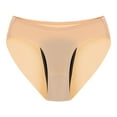thumbnail image 5 of GEWSEY Period Underwear For Women Heavy Flow Leakproof Panties High Waisted Cotton Postpartum Teens Hipster Briefs (Beige, M), 5 of 5