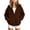 Brown, variant on Besolor Teen Girls Boys Clothes Zip up Hoodies Long Sleeve Oversized Sweatshirts Fall Winter Fleece Warm Unisex Kids Jackets with Pockets(15-16 Years,Red)