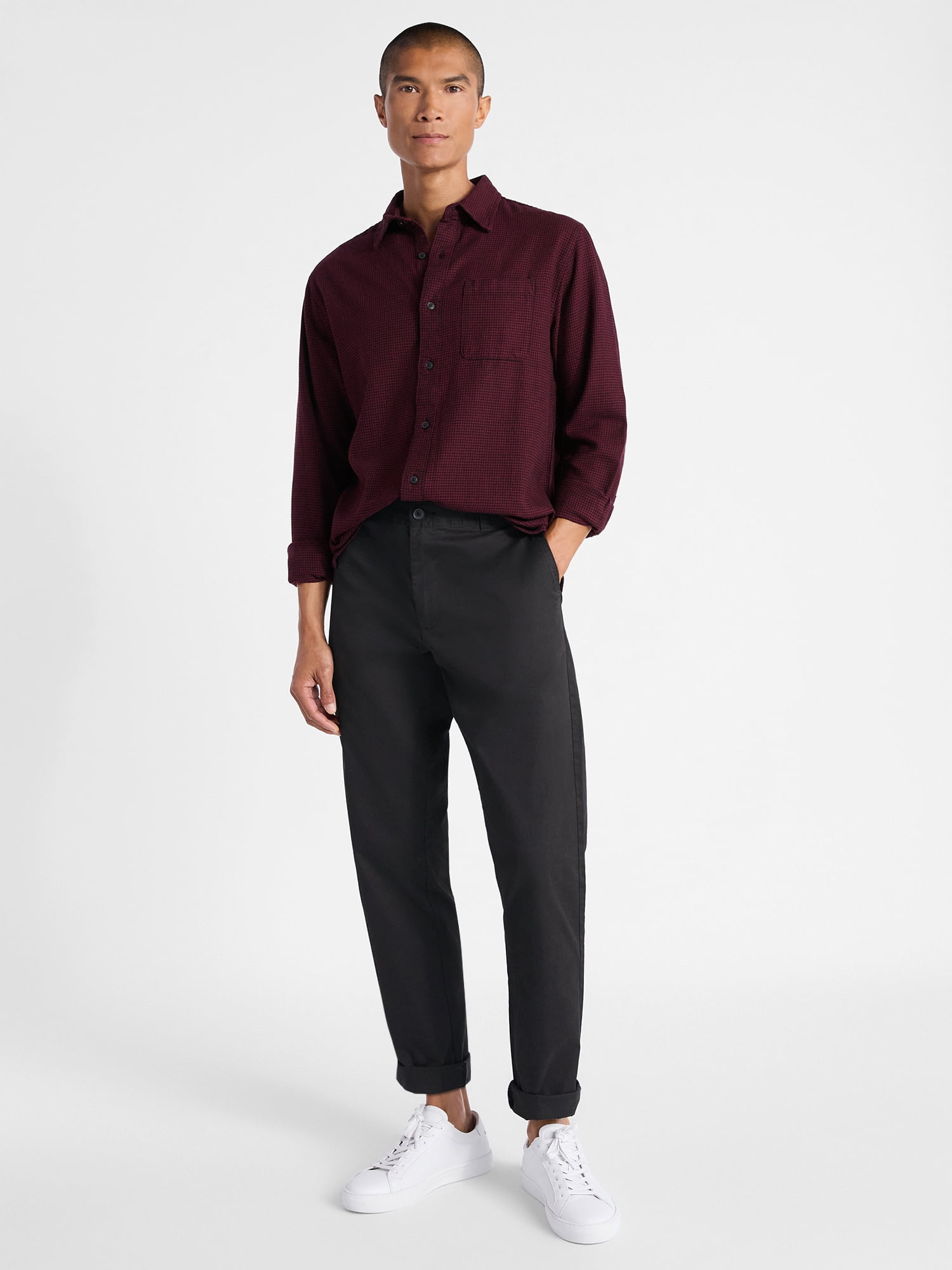 Free Assembly Men's Straight Tapered Fit Chino Pants, Sizes 29-42