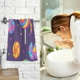 thumbnail image 7 of Yayeee 2 Pack Hand Towels for Bathroom 100% Cotton 16" x 28" Kitchen Towel, Candy Carnival, 7 of 7