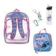 thumbnail image 1 of Set de mochilas Bioworld Lilo & Stitch Clear 16" Azul Celeste, 1 of 7