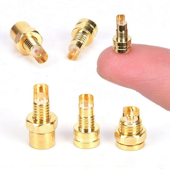 1pc MMCX Female Solder Wire Connector PCB Mount Pin IE800 DIY Audio Plug Adapter