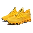 thumbnail image 4 of Men's Fashion Sneakers Breathable Mesh Running Shoes  Non Slip Soft Sole Casual Athletic Walking Shoes, 4 of 12