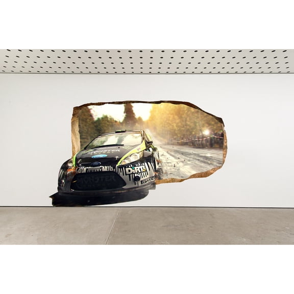 Startonight 3D Mural Wall Art Photo Decor Driving Champion Amazing Dual View Wall Mural Wallpaper for Bedroom Movies Art Large 47.24 ?? By 86.61 ??