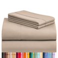 thumbnail image 1 of LuxClub Sábanas individuales – Sábanas suaves para niños y niñas, 4 bolsillos profundos de 18.0 in, respetuosas con el medio ambiente, sin arrugas, sábanas bajeras para niños, lavables a máquina, ropa, 1 of 9