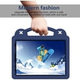 thumbnail image 3 of Kids Case for iPad 10th Generation 10.9 Inch, Kids Girl Shockproof Full Body Protective with Pencil Holder, Folding Handle Stand Shoulder Strap for 10.9" iPad Case 2022 Released, 3 of 7