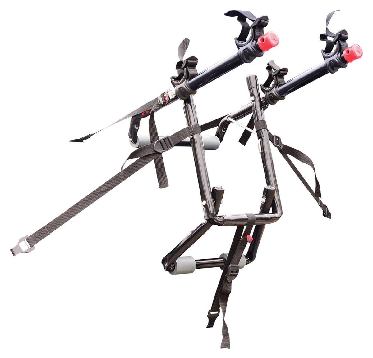 ALLEN SPORTS DELUXE 2-BICYCLE TRUNK MOUNTED BIKE RACK CARRIER, MODEL 102DN, BLACK