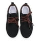 thumbnail image 1 of Zapatos planos de lona para hombre, suela de goma, modernos, informales, ajustados, de caña baja, para exteriores, color negro 42, 1 of 15