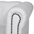 thumbnail image 2 of vidaXL Chesterfield 3-Seater Artificial Leather White, 2 of 4