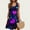 Black#3, variant on Viikei Summer Dresses for Girls,Valentine's Day Women Casual Plus-size Sleeveless Crew Neck Print Short Dress Hot Pink XXL