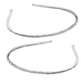 thumbnail image 4 of WHAMVOX 2Ud Glitter Hair Hoop En Plata Con Destellantes Para Eventos Y Bodas, 4 of 8