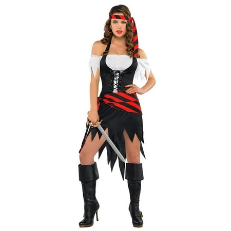 Pirate Maiden Costume - Rogue Maiden Adult Costume - Medium
