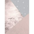 thumbnail image 3 of Urban Epiphany 14x18 Black Modern Framed Museum Art Print Titled - Blush Pink Grey Mountains 1, 3 of 5