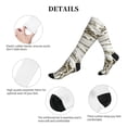 thumbnail image 5 of Lsque Rice Harvest Pattern Sport Compression Socks for Men & Women 15-20 mmHg Knee High Nurse Pregnant Running Medical and Travel Athletic, 5 of 6