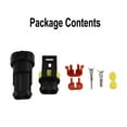 thumbnail image 6 of BLUESON 10Pcs 2-Pin Way Car Auto Waterproof Electrical Connector Plug Socket Wire Kit, 6 of 9