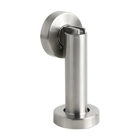 Stainless Steel Appearance Magnetic Door Stopper - Door Stopper With Floor And Wall Fixing Materials - Magnetic Door Stopper