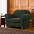 thumbnail image 2 of Subrtex Housse de Sofa en Jacquard Extensible à Rayures, 2 Pcs, 2 of 6