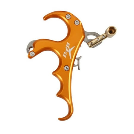 Xuanqin Aluminum alloy four-finger grip composite pulley bow and arrow release device for Outdoor Sports