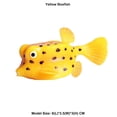 thumbnail image 2 of Ksopiavobs Realistic Animal Figures Yellow Boxfish Sea Animal Toy, Science Project, Cake Topper, Early Educational Toys Birthday for Toddlers Kids Age 3 4 5, 2 of 5