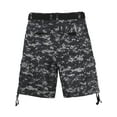 thumbnail image 2 of Hat and Beyond Men's Comfort Utility Multi Pockets Twill Cargo Shorts with Belt, 2 of 3