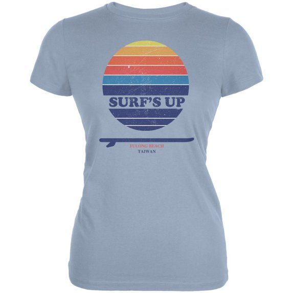Surf's Up Furlong Beach Taiwan Juniors Soft T Shirt