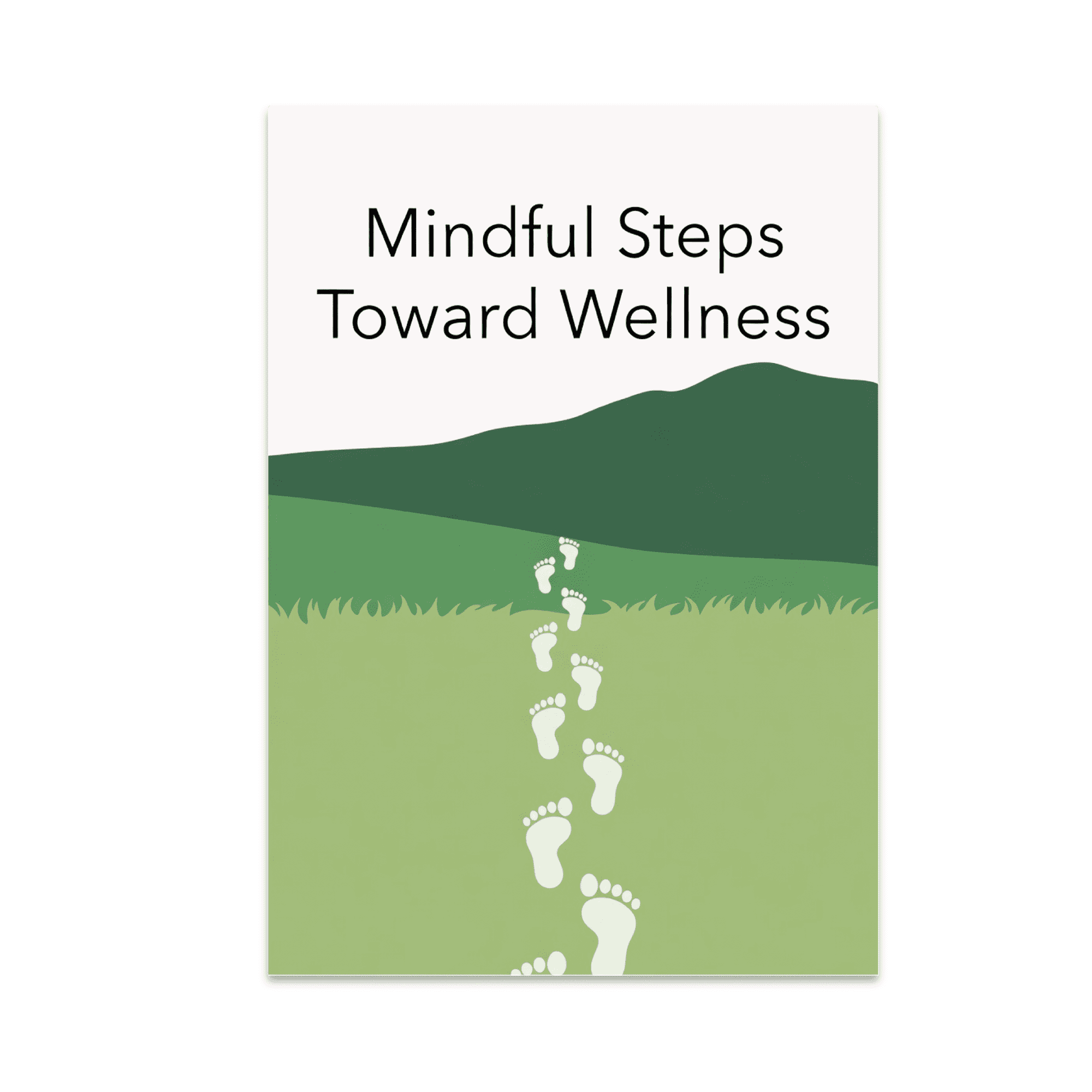 Mindful Steps Toward Wellness - Nature Decor Enthusiast - 13x19 Poster Print