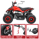 thumbnail image 5 of Cuatrimoto a Gasolina 49 cc 2T Arranque Manual Doble Freno de Disco Embrague Automático Carga Máx 50 kg Hasta 40 km/h, 5 of 8