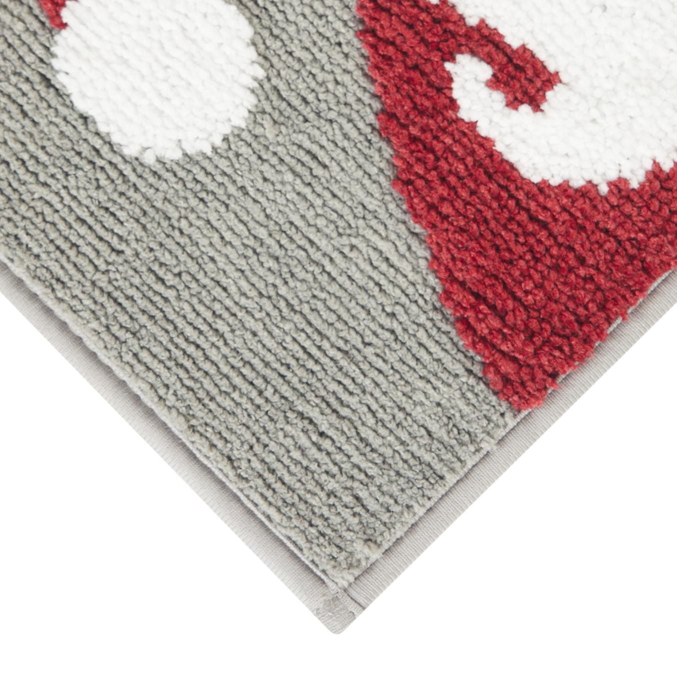 Santa Bath Mat 18x24" Multi with gel backing
