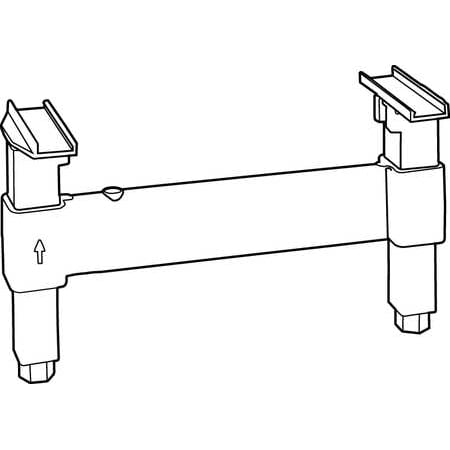 Cambro Equipment Stand - CAMBRO CPDS24H6480 Center Support for Shelving Stands, 6x24