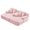 B-Pink, variant on Oversized Convertible Chaise Lounge 60.2 Inch Yellow Corduroy for Apartment Dorm