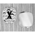 thumbnail image 4 of Letter X Moustache Initial Compact Mirror, 4 of 4