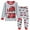 2# Gray, variant on Little Hand Boys Pajamas 2 Pieces Snug-fit Long Set 100% Cotton Toddler Pjs Sleepwear Size 2-7T