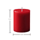 thumbnail image 2 of VELAS DECORATIVAS de Parafina y Cera de Abeja Sin Fragancia - 6 piezas, 2 of 3