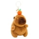 thumbnail image 3 of Tail Wagging Lindo Capybara Plush Keychain Juguete para Un Regalo Cumpleaños Mochila, 3 of 6