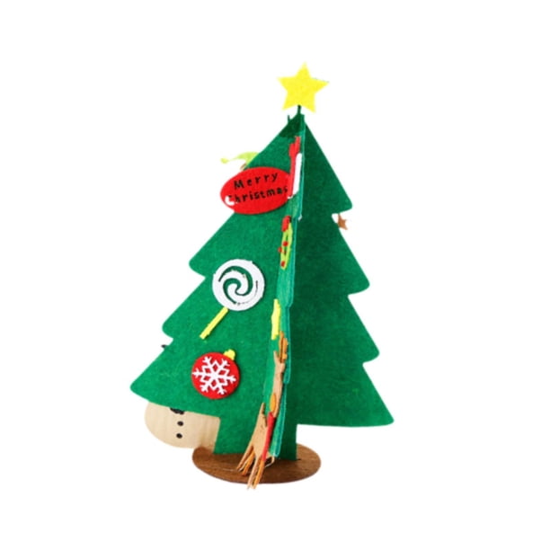 Árbol de Navidad de fieltro Baoblaze Estrella amarilla