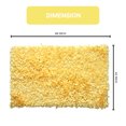 thumbnail image 2 of Home Weavers Bella Premium Jersey Shaggy Living Room Rug, Machine Washable Area Rugs, Rug For Living Room, Non Slip Accent Rugs, Soft Foldable Indoor Floor Rug, Easy To Clean, 3'5" x 5'5", Yellow, 2 of 2