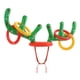 thumbnail image 2 of Juego de lanzamiento de aros, juego de cuerno inflable de venado, accesorios resistentes para fiestas, juegos al aire libre para diversión Navidad verde, 2 of 9