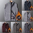 thumbnail image 3 of Mens Suit Vest Full Zip Comfortable Sweater Soft Sleeveless Costume Waistcoat, 3 of 8