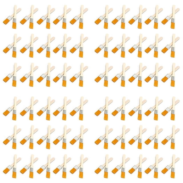 120 Piezas Juego de Brochas para Pintar con Manejar de Madera, Brocha para Limpiar y Quitar el Polvo, Brocha para Pintura Brillante, Brocha para Aceite