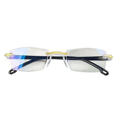 Auto Focus Glasses Self Adjusting, Vision Pro Blue Light Blocking Reading Glasses, Clarity Blue Ultra-Light Frameless Eyeglasses For Men Women