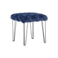 thumbnail image 5 of Linon Shadbury Square Stool Navy, 5 of 7