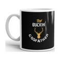 thumbnail image 2 of Best Buckin' Godfather Deer Hunting Coffee Tea Ceramic Mug Office Work Cup Gift 15 oz, 2 of 3