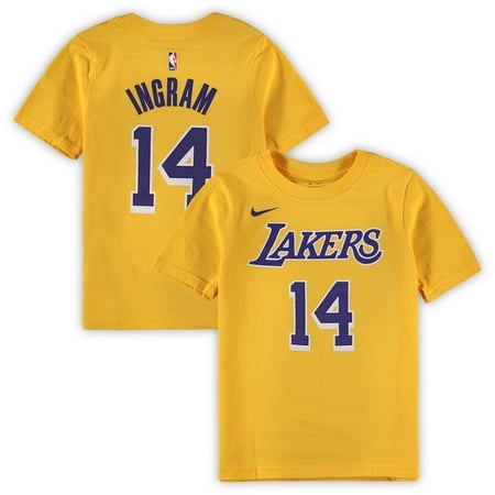 - Brandon Ingram Los Angeles Lakers Nike Preschool Name & Number T-Shirt - Gold