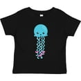thumbnail image 3 of Inktastic Cute Jellyfish, Little Jellyfish, Blue Jellyfish Girls Toddler T-Shirt, 3 of 5