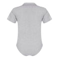 thumbnail image 2 of JanJean Justaucorps à Manches Courtes pour Hommes Col Rabattu une Pièce Chemise Justaucorps sous-Vêtement Gris G, 2 of 7