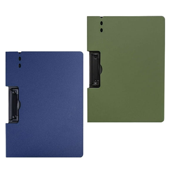 unbranded  2 Pcs Paper Holders Plastic File Folders Clipboard White Student