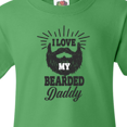 thumbnail image 4 of Inktastic I Love My Bearded Daddy Youth T-Shirt, 4 of 5