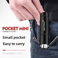 thumbnail image 5 of High-Power USB Rechargeable LED Flashlight - 98000 Lumen Fixed-Focus, Mini Portable Multi-Functional Torch for Students, Work & Outdoor Use, Durable Quality, Wholesale Gift Option (Dark Night Black), 5 of 5