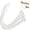 White, variant on 50 Pack White Cable Ties Heavy Duty 18 inch x 0.19 inch UV Resistant Nylon with 50 lb Tensile Strength