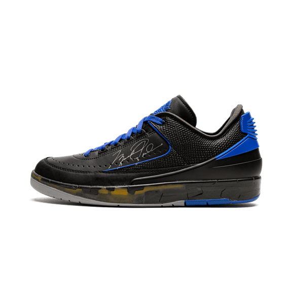Jordan MENS Air Jordan 2 Low OG SP "Off-White - Black/Blue" DJ4375 004 from Stadium Goods